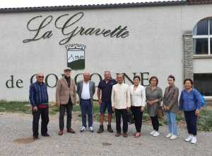 Visite d’une delegation laotienne a La Gravette